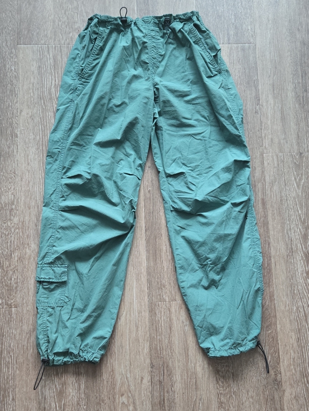 Garage Low-rise Green Cargo Jogger Pants
